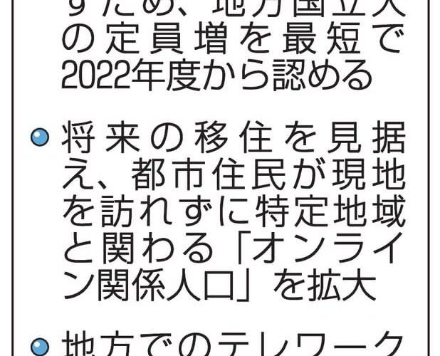 【他メディア】国立大、22年度から定員増【共同通信】