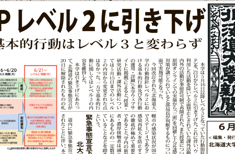 北大新聞２０２１年６月号