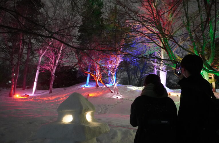北大で冬の祭　雪景色をライトアップ　―第2回北大白銀祭
